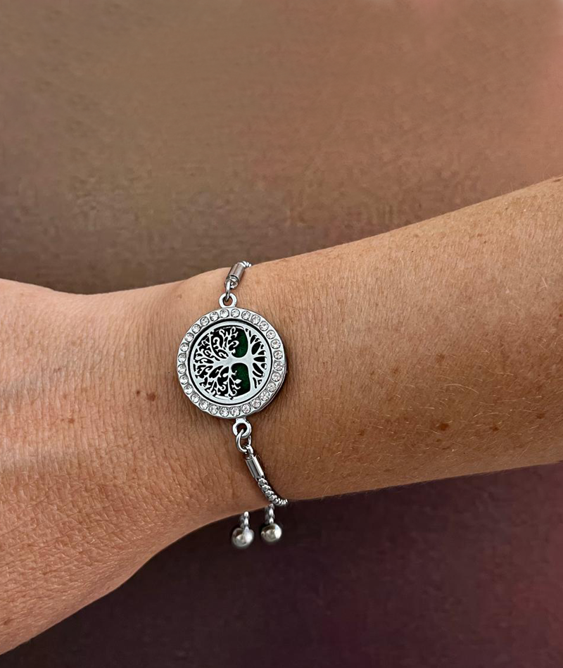 pulsera árbol de la vida aromática, aromaterapia, pulsera con olor, regalo original, pulseras originales