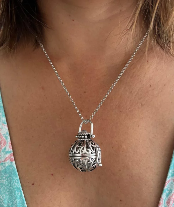 llamador de ángel aromático, aromaterapia, collar con olor, regalo original, collares originales