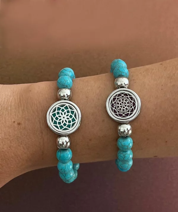 pulsera elástica aromática, aromaterapia, pulsera con olor, regalo original, pulseras originales